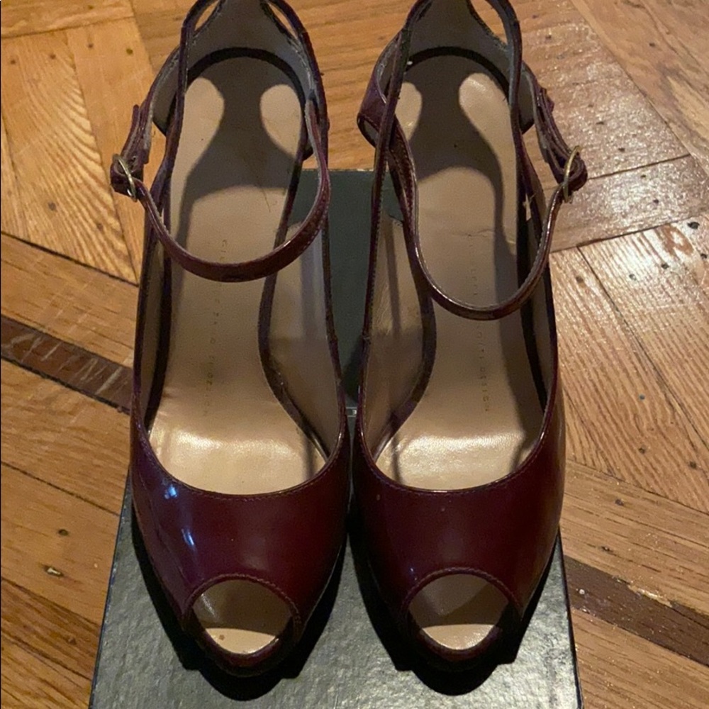 GUISEPPE ZANOTTI PLUM HEELS